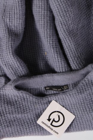 Дамски пуловер Zara Knitwear, Размер M, Цвят Син, Цена 5,40 лв.