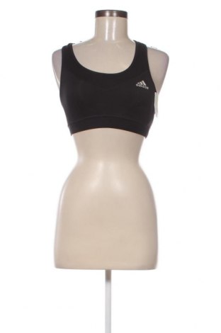 Γυναίκειο αθλητικό τοπ Adidas, Μέγεθος XS, Χρώμα Μαύρο, Τιμή 12,84 €