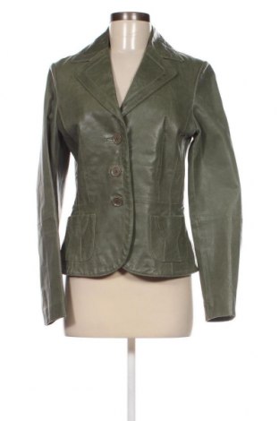Damen Lederjacke, Größe S, Farbe Grün, Preis 36,12 €