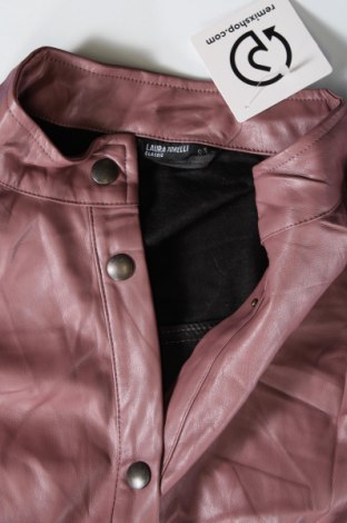 Dámská kožená bunda  Laura Torelli, Velikost S, Barva Popelavě růžová, Cena  148,00 Kč