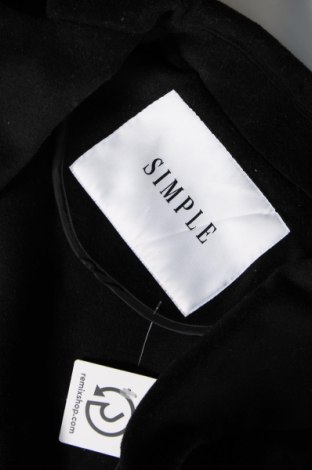 Γυναικείο παλτό Simple, Μέγεθος XL, Χρώμα Μαύρο, Τιμή 19,86 €