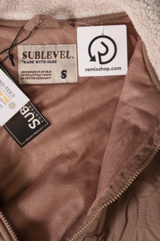 Γυναικείο μπουφάν fleece Sublevel, Μέγεθος S, Χρώμα  Μπέζ, Τιμή 30,96 €