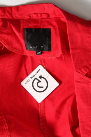 Γυναικείο σακάκι Amisu, Μέγεθος S, Χρώμα Κόκκινο, Τιμή 22,51 €