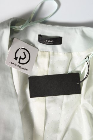 Γυναικείο σακάκι S.Oliver Black Label, Μέγεθος S, Χρώμα Πράσινο, Τιμή 124,23 €