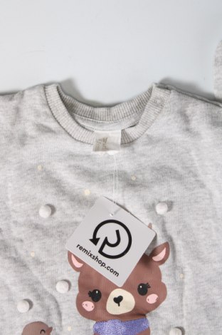 Kinder Shirt H&M, Größe 9-12m/ 74-80 cm, Farbe Grau, Preis € 11,76