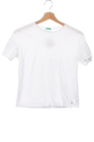 Παιδική μπλούζα United Colors Of Benetton, Μέγεθος 12-13y/ 158-164 εκ., Χρώμα Λευκό, Τιμή 2,96 €