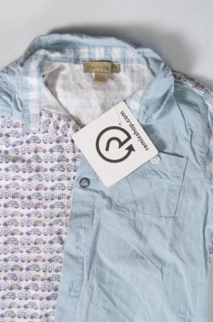Παιδικό πουκάμισο Grain De Ble, Μέγεθος 9-12m/ 74-80 εκ., Χρώμα Μπλέ, Τιμή 11,23 €