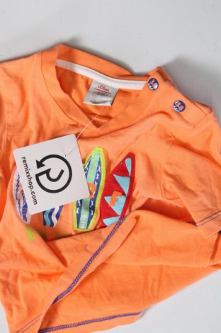 Kinder T-Shirt S.Oliver, Größe 1-2m/ 50-56 cm, Farbe Orange, Preis € 3,49