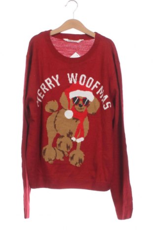 Детски пуловер H&M, Размер 14-15y/ 168-170 см, Цвят Червен, Цена 6,00 лв.