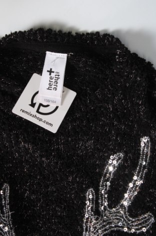 Παιδικό πουλόβερ Here+There, Μέγεθος 12-13y/ 158-164 εκ., Χρώμα Μαύρο, Τιμή 12,83 €