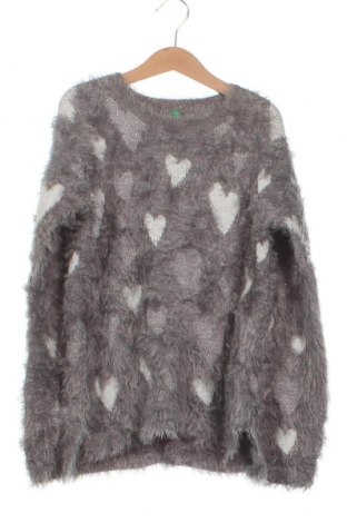 Детски пуловер United Colors Of Benetton, Размер 12-13y/ 158-164 см, Цвят Сив, Цена 8,00 лв.