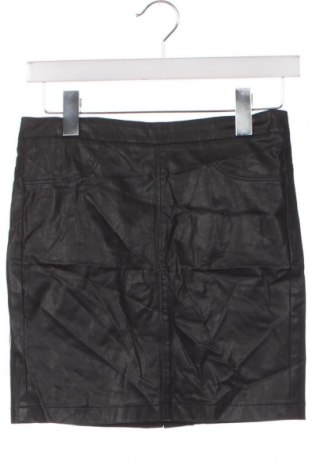 Δερμάτινη φούστα Pieces, Μέγεθος XS, Χρώμα Μαύρο, Τιμή 1,64 €