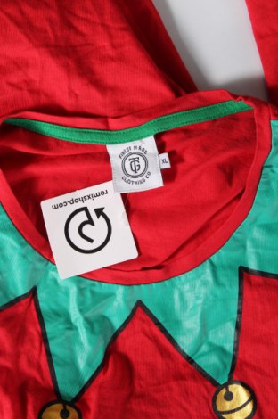 Ανδρική μπλούζα Clothing & Co, Μέγεθος XL, Χρώμα Κόκκινο, Τιμή 3,17 €