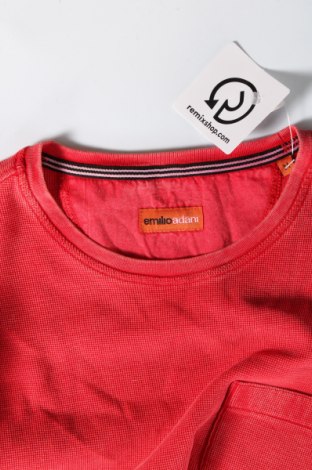 Мъжка блуза Emilio Adani, Размер M, Цвят Червен, Цена 58,00 лв.