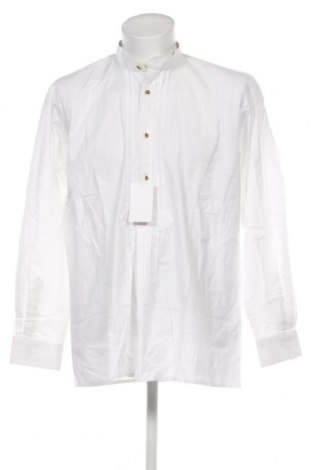 Ανδρικό πουκάμισο Angermaier, Μέγεθος L, Χρώμα Λευκό, Τιμή 9,28 €