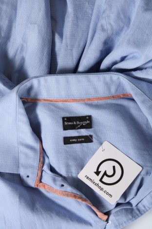 Ανδρικό πουκάμισο Bruun & Stengade, Μέγεθος XL, Χρώμα Μπλέ, Τιμή 19,85 €