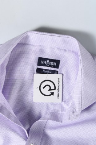 Ανδρικό πουκάμισο Cafe Coton, Μέγεθος M, Χρώμα Βιολετί, Τιμή 37,11 €