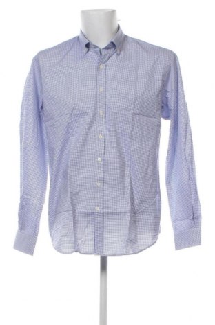 Мъжка риза Cafe Coton, Размер L, Цвят Син, Цена 23,76 лв.