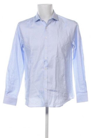 Мъжка риза Cafe Coton, Размер M, Цвят Син, Цена 25,20 лв.