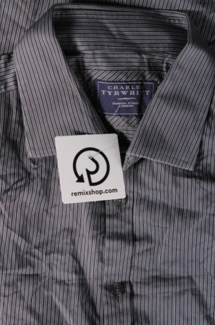 Мъжка риза Charles Tyrwhitt, Размер L, Цвят Сив, Цена 21,45 лв.