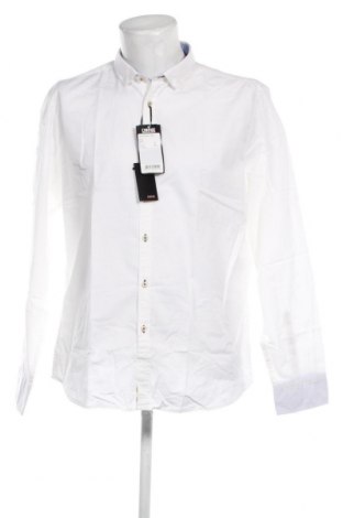 Ανδρικό πουκάμισο Cinque, Μέγεθος XL, Χρώμα Λευκό, Τιμή 22,92 €