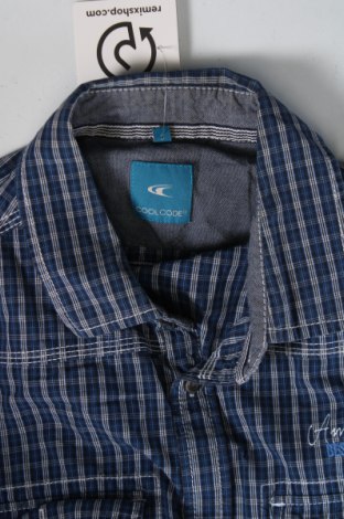 Ανδρικό πουκάμισο Cool Code, Μέγεθος S, Χρώμα Μπλέ, Τιμή 17,85 €