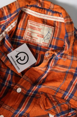 Мъжка риза Denim&Co., Размер M, Цвят Оранжев, Цена 29,00 лв.