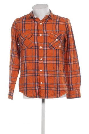 Herrenhemd Denim&Co., Größe M, Farbe Orange, Preis 20,18 €