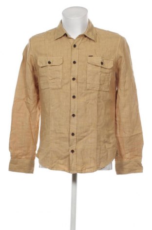 Мъжка риза Emilio Adani, Размер M, Цвят Бежов, Цена 72,00 лв.
