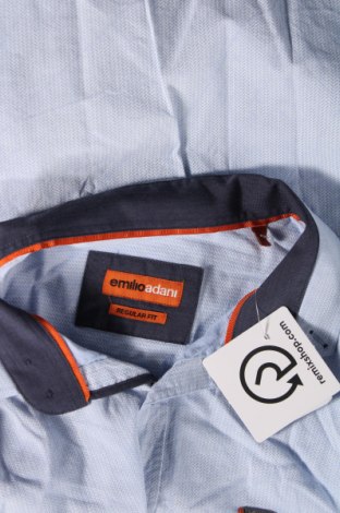 Мъжка риза Emilio Adani, Размер L, Цвят Син, Цена 72,00 лв.