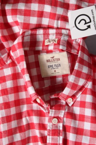Ανδρικό πουκάμισο Hollister, Μέγεθος M, Χρώμα Κόκκινο, Τιμή 14,85 €