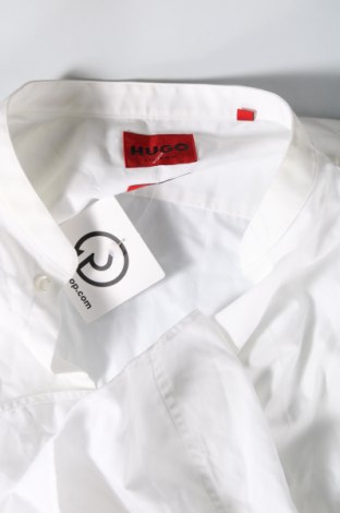 Ανδρικό πουκάμισο Hugo Boss, Μέγεθος L, Χρώμα Λευκό, Τιμή 51,29 €