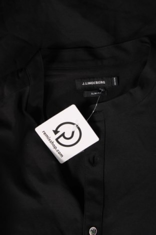 Ανδρικό πουκάμισο J.Lindeberg, Μέγεθος L, Χρώμα Μαύρο, Τιμή 77,32 €