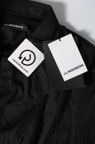 Ανδρικό πουκάμισο J.Lindeberg, Μέγεθος L, Χρώμα Μαύρο, Τιμή 77,32 €