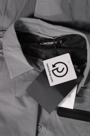 Мъжка риза J.Lindeberg, Размер S, Цвят Сив, Цена 150,00 лв.