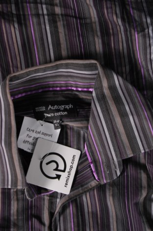 Ανδρικό πουκάμισο Marks & Spencer Autograph, Μέγεθος M, Χρώμα Πολύχρωμο, Τιμή 16,65 €