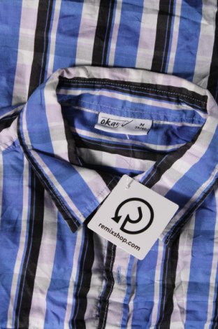 Ανδρικό πουκάμισο Okay, Μέγεθος M, Χρώμα Πολύχρωμο, Τιμή 4,49 €