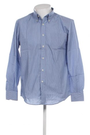 Ανδρικό πουκάμισο Oviesse, Μέγεθος M, Χρώμα Μπλέ, Τιμή 23,46 €