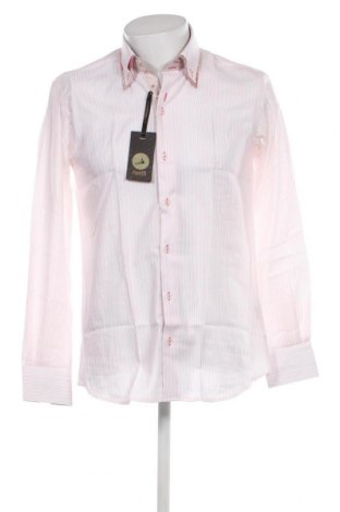 Ανδρικό πουκάμισο Pontto, Μέγεθος M, Χρώμα Λευκό, Τιμή 9,35 €