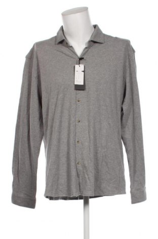 Ανδρικό πουκάμισο S.Oliver Black Label, Μέγεθος XXL, Χρώμα Γκρί, Τιμή 25,33 €