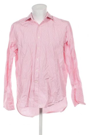 Мъжка риза T.M.Lewin, Размер XL, Цвят Розов, Цена 7,02 лв.