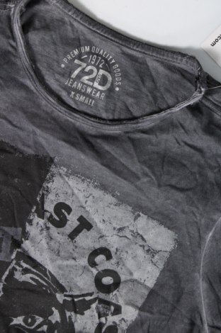 Herren T-Shirt 72D, Größe XS, Farbe Grau, Preis 10,82 €