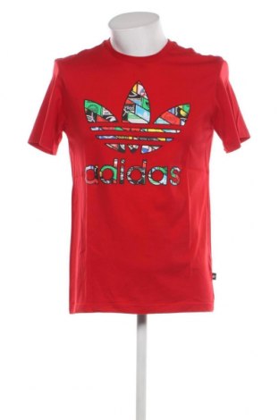 Herren T-Shirt Adidas, Größe M, Farbe Rot, Preis € 12,53