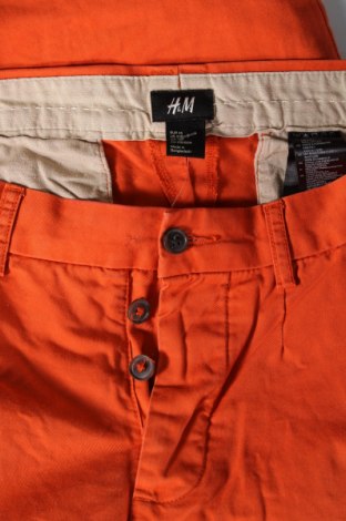 Pánské kalhoty  H&M, Velikost M, Barva Oranžová, Cena  66,00 Kč