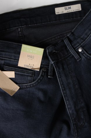 Мъжки панталон Marks & Spencer, Размер S, Цвят Син, Цена 54,00 лв.