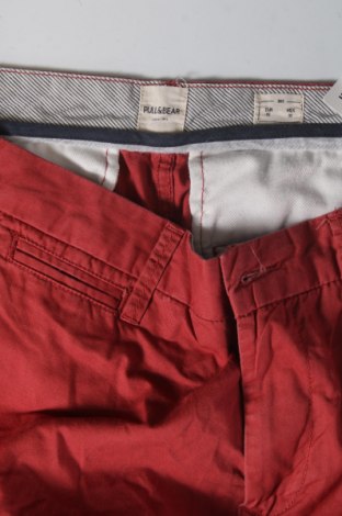 Pantaloni de bărbați Pull&Bear, Mărime M, Culoare Roșu, Preț 95,39 Lei