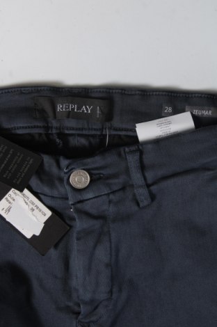 Pánské kalhoty  Replay, Velikost S, Barva Modrá, Cena  2 768,00 Kč