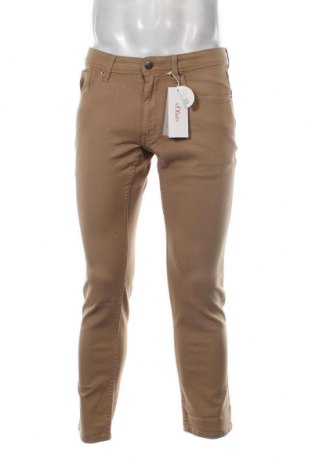 Мъжки панталон S.Oliver, Размер M, Цвят Бежов, Цена 19,14 лв.