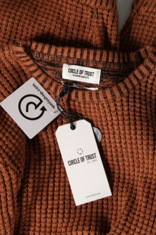 Мъжки пуловер Circle of  Trust, Размер M, Цвят Кафяв, Цена 46,20 лв.