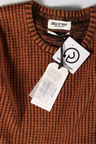 Мъжки пуловер Circle of  Trust, Размер M, Цвят Кафяв, Цена 59,40 лв.